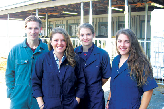 Dr. Derek Haley, Alexa Main, Marianne Villettaz Robichaud, and Clemence Nash