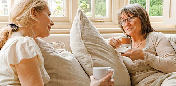 Women talking