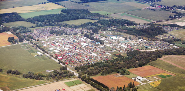 farm show ariel view