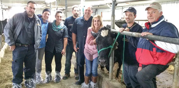 Farm team at Ferme Tresy
