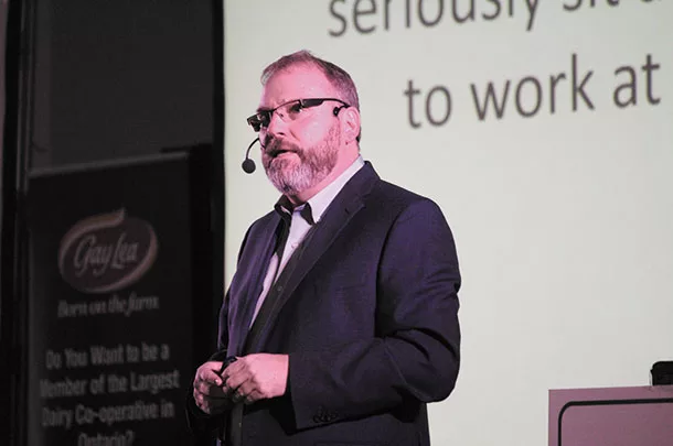 Michael Barrett, chief executive officer of Gay Lea Foods