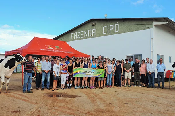 Canadian producers at Fazenda Cipo