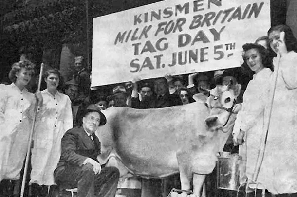 Milk for Britain Tag Day