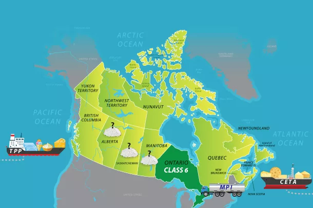 Canadian map