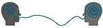 Brain wave illustration