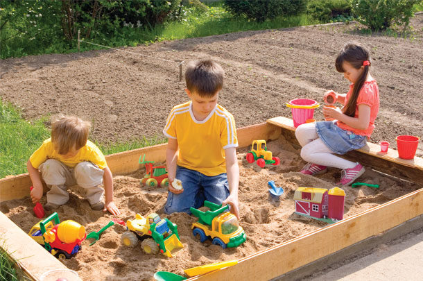 Kids in a sandbox