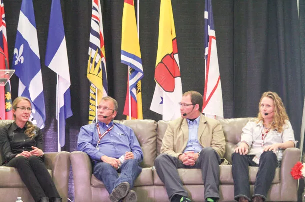 Industry experts speaking about calf care practices included,
