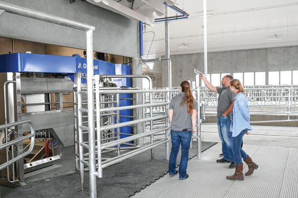 Robot milking