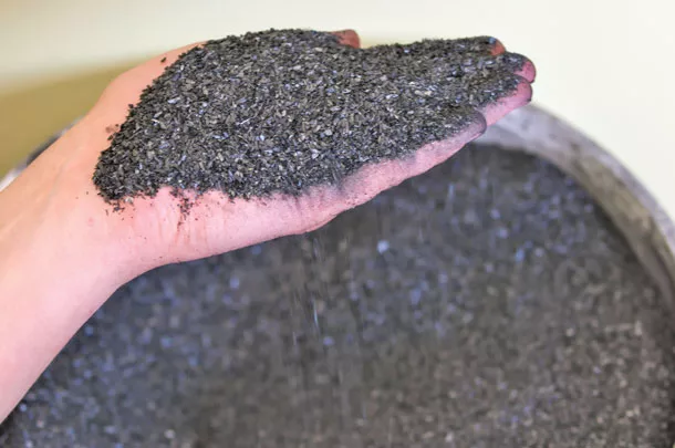 Fine powder charcoal