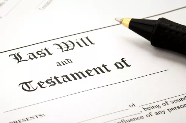 last will and testament