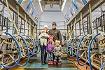Robinson family in parlour