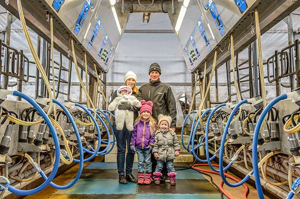 Robinson family in parlour