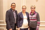 Jeff Stewardson, Melanie Trottier and Daphne Holterman