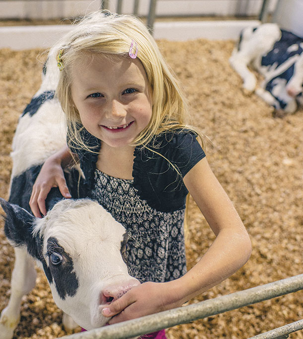 Jodi Wallace's youngest child, Chloe 