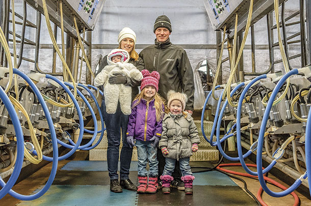 Tom and Leslie Robinson and three young daughters