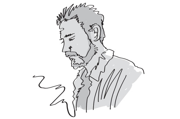 Hand drawn man