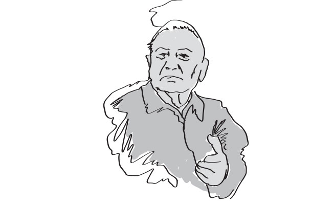 Hand drawn man