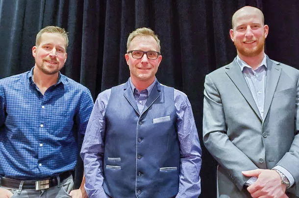 Joel Huizing, Jay Olyniuk and Jesse Houweling