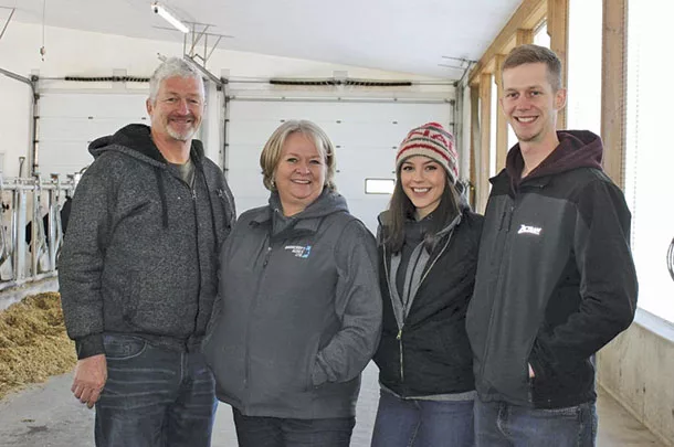 Ian, Janet, Jessie and Ryan Harrop