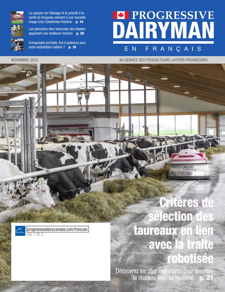 Progressive Dairy en français Issue 2 2015