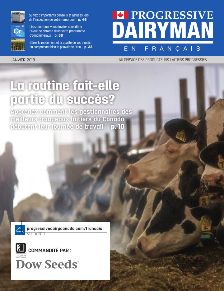 Progressive Dairy en français Issue 1 2018