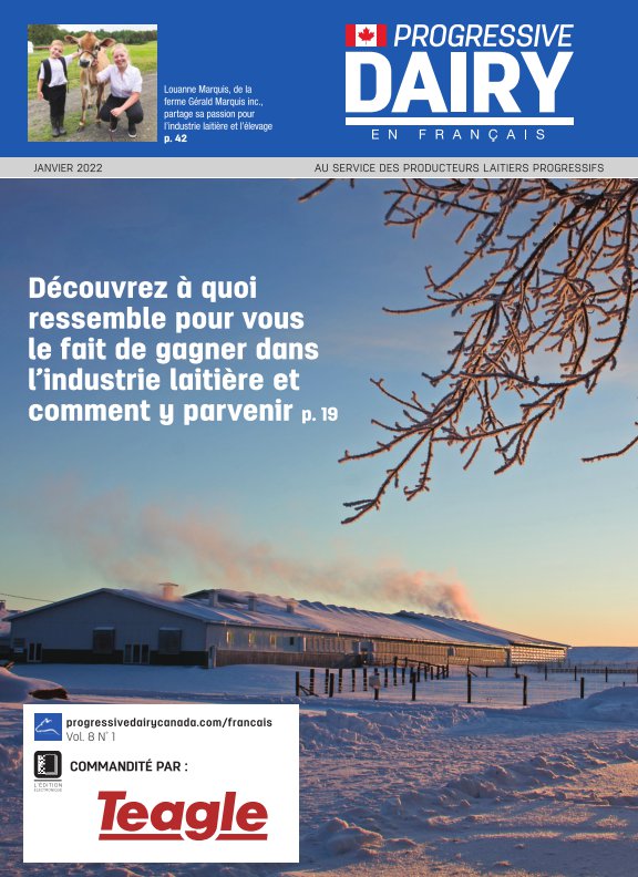 Progressive Dairy en français Issue 1 2022