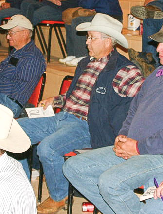Bidding at calf buyback program