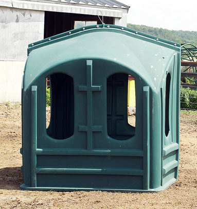 hayhut round bale feeder