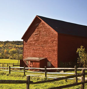 A barn.