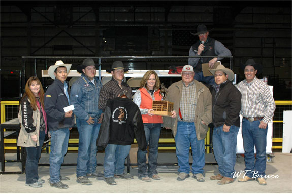 Winning Ranch Hand Rodeo team 