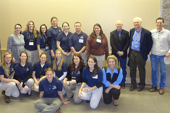 The FARM Club and Behavior Medicine Club students with some of the speakers