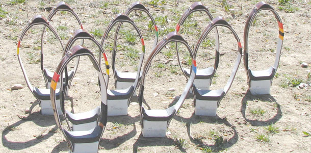 Collars used on cows to track wolves