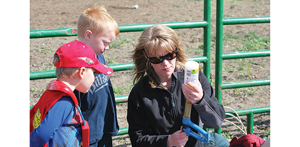 Showing children