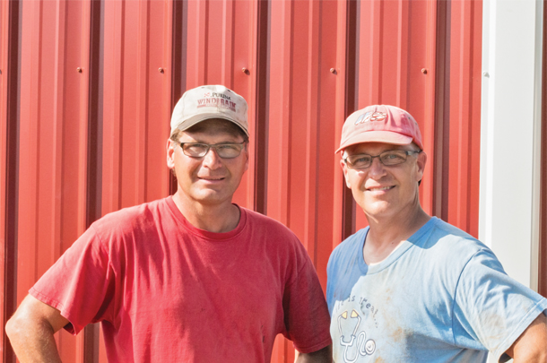 Brothers Joe (left) and Tony (right) Kaczmarek
