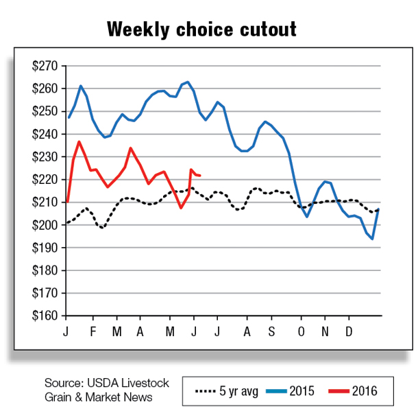 Weekly choice cutout
