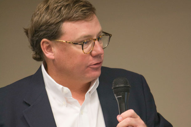 Dow McVean speaking at the USCA conference