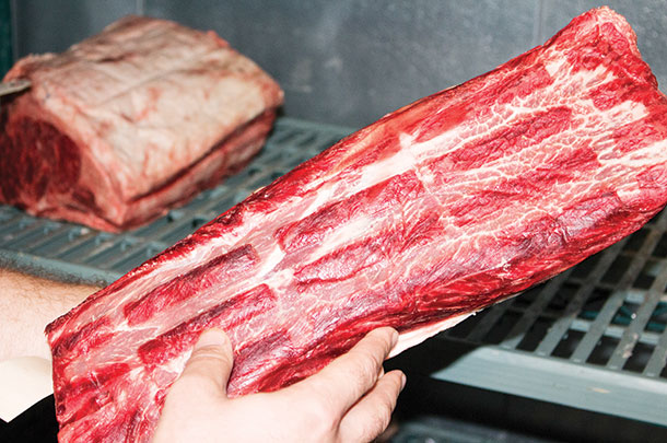 Strip loin dry-aged at Driskill Hotel Grill