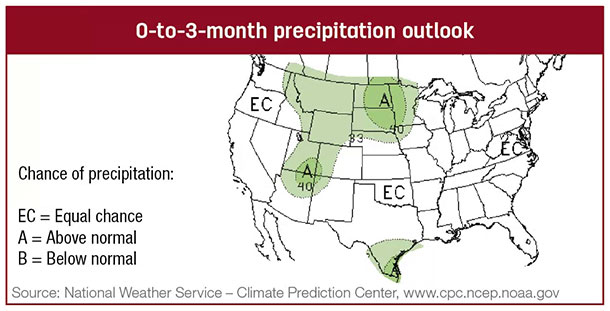 precipitation map