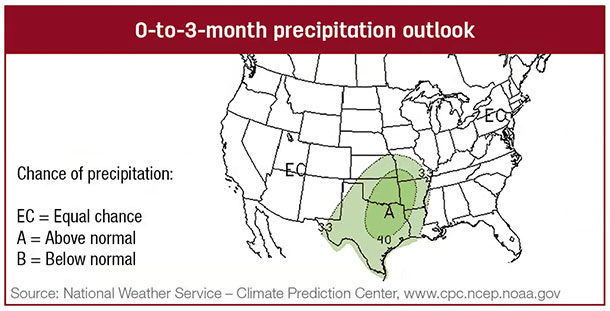 precipitation outlook