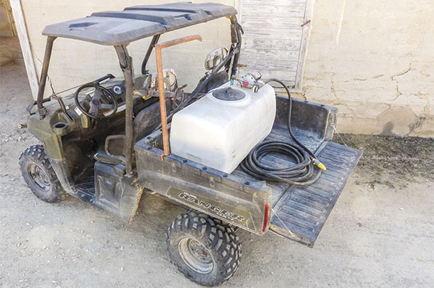 ATV makes for a perfect "fast attack" vehicle