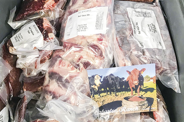 Selling beef by the quarter, half or whole can be a great way to diversity