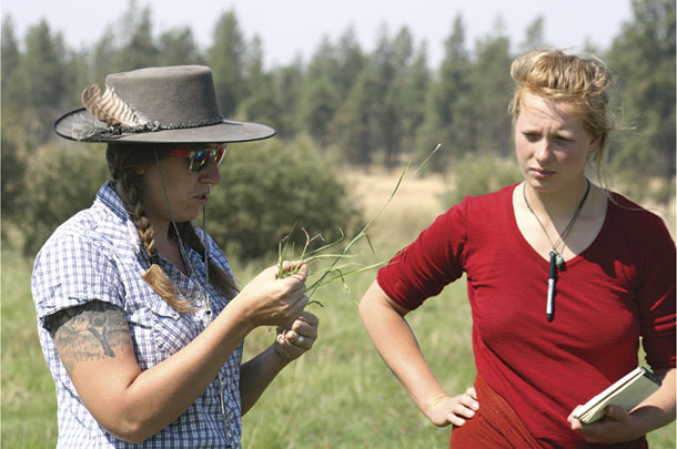Rose Dyre (right) is from Denmark