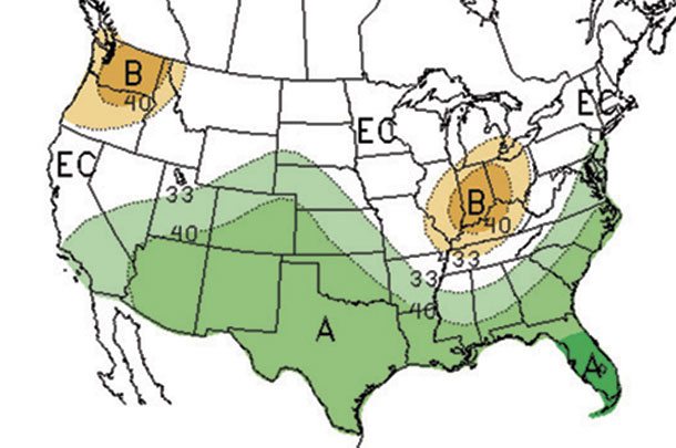 precipitation map 