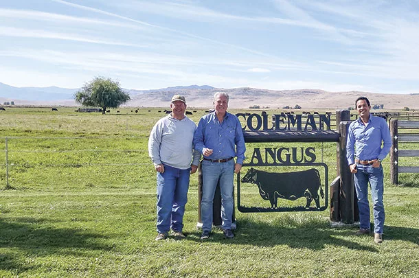 Visitors vrom Brazil visit Coleman Angus