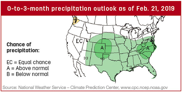 Precipitaation map