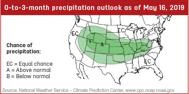 precipitation map
