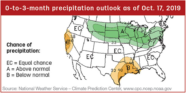 Precipitation map