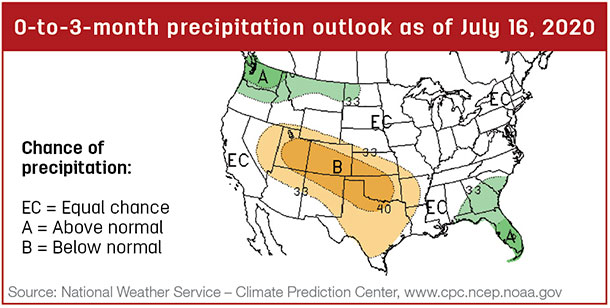 Precipitation map