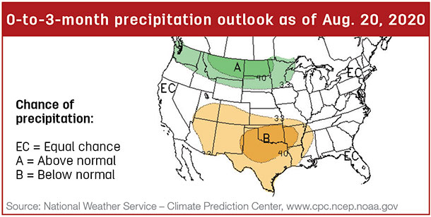 Precipitation map