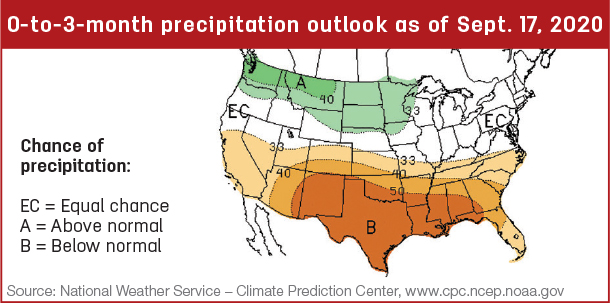 Precipitation map